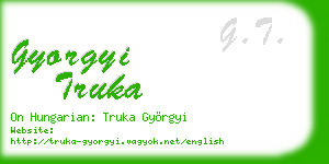 gyorgyi truka business card