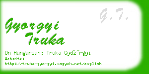 gyorgyi truka business card